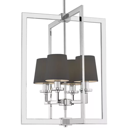 Cosmolight LONDON P04021CH-BK Fali lámpa 4x40W/E14 IP20