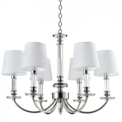 Cosmolight SIENA P06308WH NI Csillár 6x40W/E14 IP20