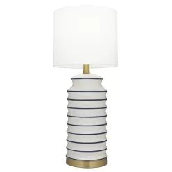 Cosmolight COASTAL T01026BR-WH Asztali lámpa 1x40W/E27 IP20