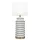 Cosmolight COASTAL T01026BR-WH Asztali lámpa 1x40W/E27 IP20