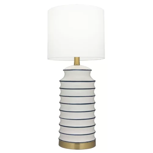 Cosmolight COASTAL T01026BR-WH Asztali lámpa 1x40W/E27 IP20