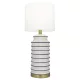 Cosmolight COASTAL T01026BR-WH Asztali lámpa 1x40W/E27 IP20