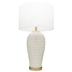 Cosmolight MURCIA T01033BR-WH Asztali lámpa 1x40W/E27 IP20