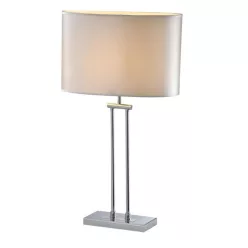 Cosmolight ATHENS T01444WH CR Asztali lámpa 1x40W/E27