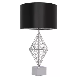 Cosmolight CARACAS T01960CH Asztali lámpa 1x40W/E27