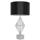 Cosmolight CARACAS T01960CH Asztali lámpa 1x40W/E27