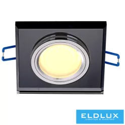   ELDLUX MIRROR süllyesztett lámpatest billenthető GU10 fekete