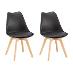 Silla étkezőszék 2 db fekete színben