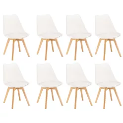 Silla étkezőszék 8 db fehér színben
