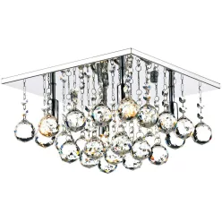   Dar Lighting ABACUS ABA5250 Süllyesztett mennyezeti lámpa 4x40W/G9