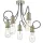 Dar Lighting ALZBET ALZ5475 Plafonlámpa 5x60W/E27