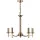 Dar Lighting AMBASSADOR AMB0575 Csillár 5x40W/E14