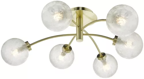 Dar Lighting AVARI AVA6441 Plafonlámpa 6x25W/G9