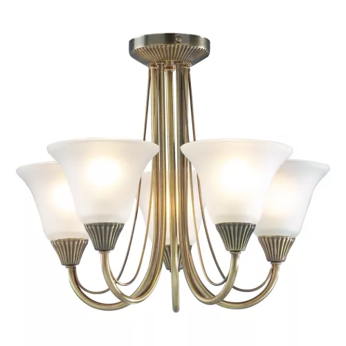 DAR LIGHTING BOS05 BOSTON Modern Csillár Antik Sárgaréz E14 IP20