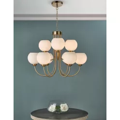 Dar Lighting INDRA IND1335 Csillár 9x40W/E14