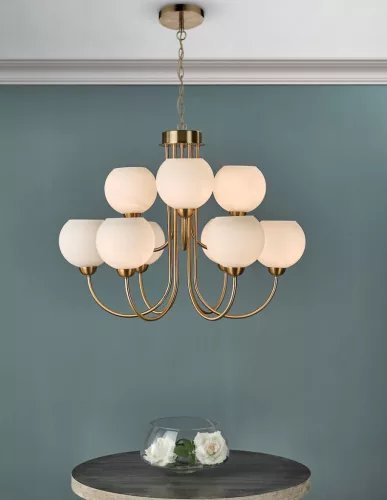Dar Lighting INDRA IND1335 Csillár 9x40W/E14