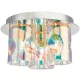 Dar Lighting INTER INT5350 Süllyesztett mennyezeti lámpa 3x40W/G9