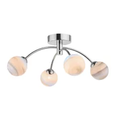 Dar Lighting IZZY IZZ0450-07 Plafonlámpa 4x40W/G9