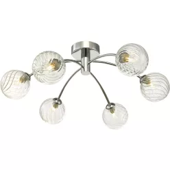 Dar Lighting IZZY IZZ0650-03 Plafonlámpa 6x40W/G9