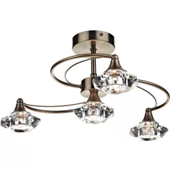 Dar Lighting LUTHER LUT0475 Plafonlámpa 4x40W/G9