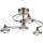 Dar Lighting LUTHER LUT0475 Plafonlámpa 4x40W/G9