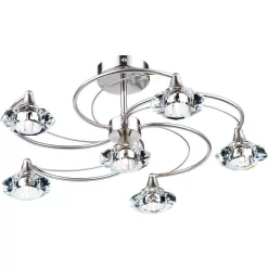 Dar Lighting LUTHER LUT0646 Plafonlámpa 6x40W/G9