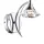 Dar Lighting LUTHER LUT0750 Fali lámpa 1x40W/G9