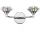 Dar Lighting LUTHER LUT0950 Fali lámpa 2x40W/G9