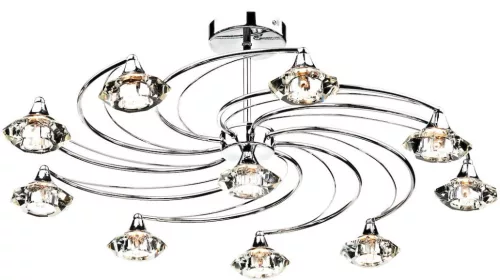 Dar Lighting LUTHER LUT2350 Plafonlámpa 10x40W/G9