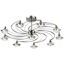 Dar Lighting LUTHER LUT2367 Plafonlámpa 10x40W/G9