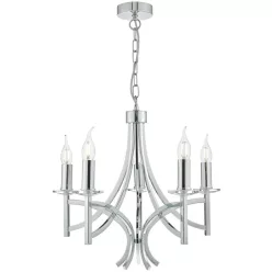 Dar Lighting LYON LYO0550 Csillár 5x40W/E14 IP20