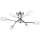 Dar Lighting MORGAN MOR6450 Plafonlámpa 6x25W/G9