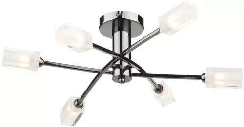 Dar Lighting MORGAN MOR6467 Plafonlámpa 6x25W/G9