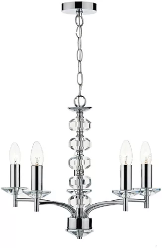 Dar Lighting OLEANA OLE0550 Csillár 5x40W/E14