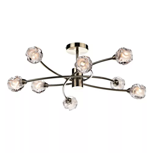 Dar Lighting SEATTLE SEA0875 Plafonlámpa 8x40W/G9 IP20
