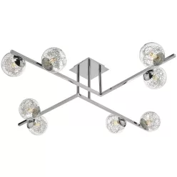Dar Lighting TAGHRID TAG4850 Plafonlámpa 8x40W/G9