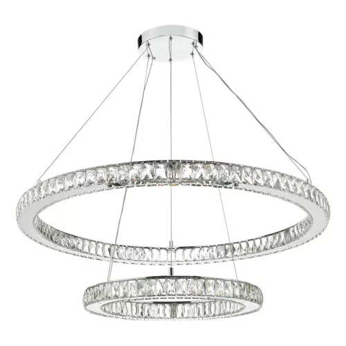 DAR LIGHTING WON2550 WONDER Kristály Függesztett Lámpa Króm LED IP20