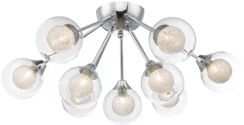 Dar Lighting ZEKE ZEK1350 Plafonlámpa 9x25W/G9