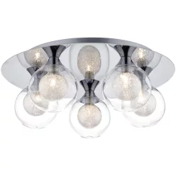   Dar Lighting ZEKE ZEK5450 Süllyesztett mennyezeti lámpa 5x25W/G9