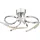 Dar Lighting ZYA ZYA5450 Plafonlámpa 5x6W/LED 3000K 1382LM