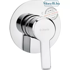 zuhany csaptelep króm vázzal és sárgaréz testtel fürdőszobai használatra deante-bqa-044l - moretti.hu