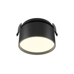   DL024-12W-DTW-B Onda Alumínium Süllyesztett Lámpa Fekete Színű LED 12 W 2200-4000 Kelvin 640 Lumen IP20