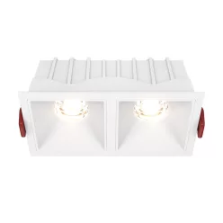   DL043-02-10W3K-D-SQ-W Alfa LED Alumínium Süllyesztett Lámpa Fehér Színű LED 20 W 3000 Kelvin 1000 Lumen IP20