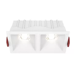   DL043-02-10W4K-D-SQ-W Alfa LED Alumínium Süllyesztett Lámpa Fehér Színű LED 20 W 4000 Kelvin 1100 Lumen IP20