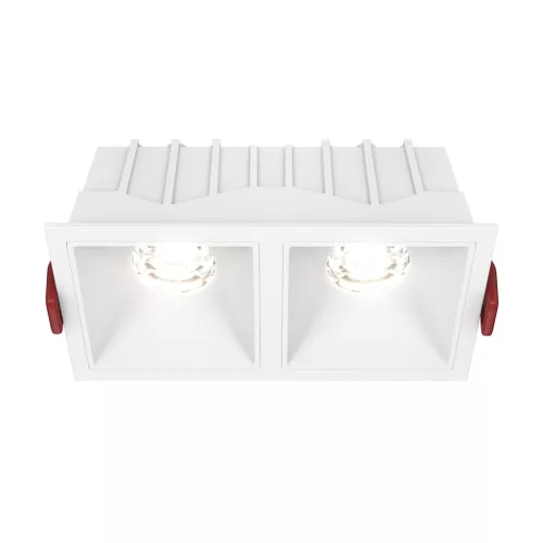 DL043-02-10W4K-D-SQ-W Alfa LED Alumínium Süllyesztett Lámpa Fehér Színű LED 20 W 4000 Kelvin 1100 Lumen IP20