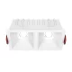 DL043-02-10W4K-D-SQ-W Alfa LED Alumínium Süllyesztett Lámpa Fehér Színű LED 20 W 4000 Kelvin 1100 Lumen IP20