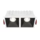DL043-02-10W4K-D-SQ-WB Alfa LED Alumínium Süllyesztett Lámpa Fehér Színű LED 20 W 4000 Kelvin 1000 Lumen IP20