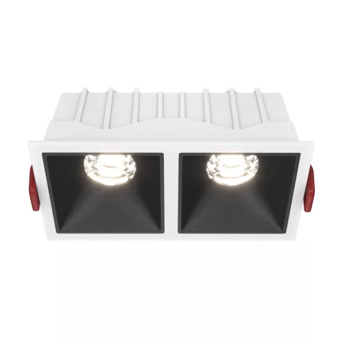 DL043-02-10W4K-SQ-WB Alfa LED Alumínium Süllyesztett Lámpa Fehér Színű LED 20 W 4000 Kelvin 1000 Lumen IP20