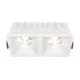 DL043-02-15W3K-D-SQ-W Alfa LED Alumínium Süllyesztett Lámpa Fehér Színű LED 30 W 3000 Kelvin 2250 Lumen IP20