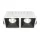 DL043-02-15W4K-D-SQ-WB Alfa LED Alumínium Süllyesztett Lámpa Fehér Színű LED 30 W 4000 Kelvin 2350 Lumen IP20